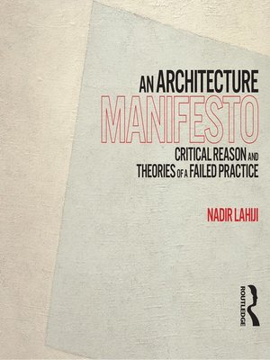 cover image of An Architecture Manifesto